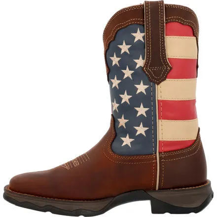 Lady Rebel by Durango® Patriotic Women's Pull-On Western Flag Boot