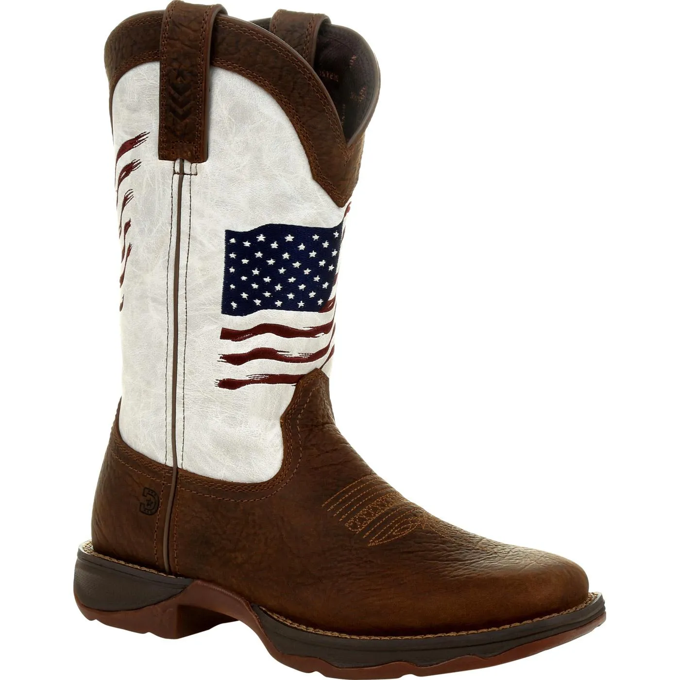 Lady Rebel™ by Durango® Women's Distressed Flag Embroidery Western Boot