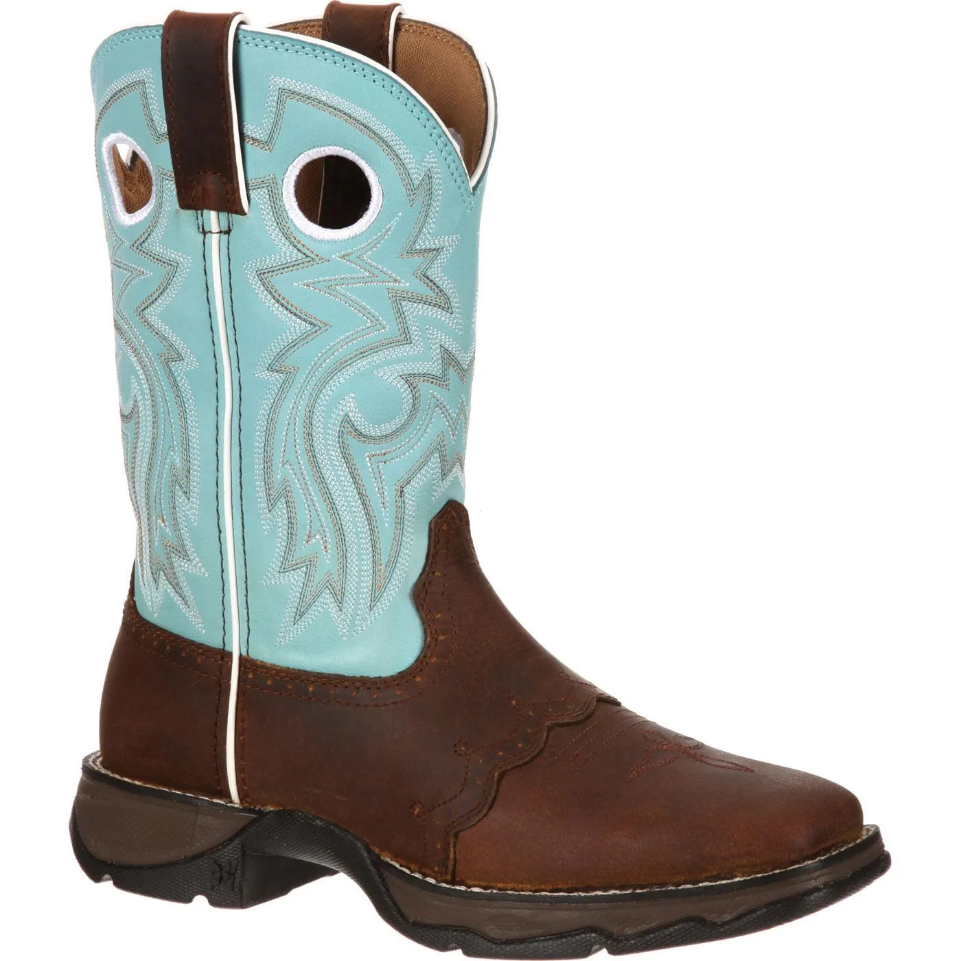 Lady Rebel™ by Durango® Women's Powder n' Lace Saddle Western Boot