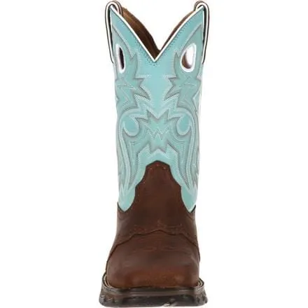 Lady Rebel™ by Durango® Women's Powder n' Lace Saddle Western Boot