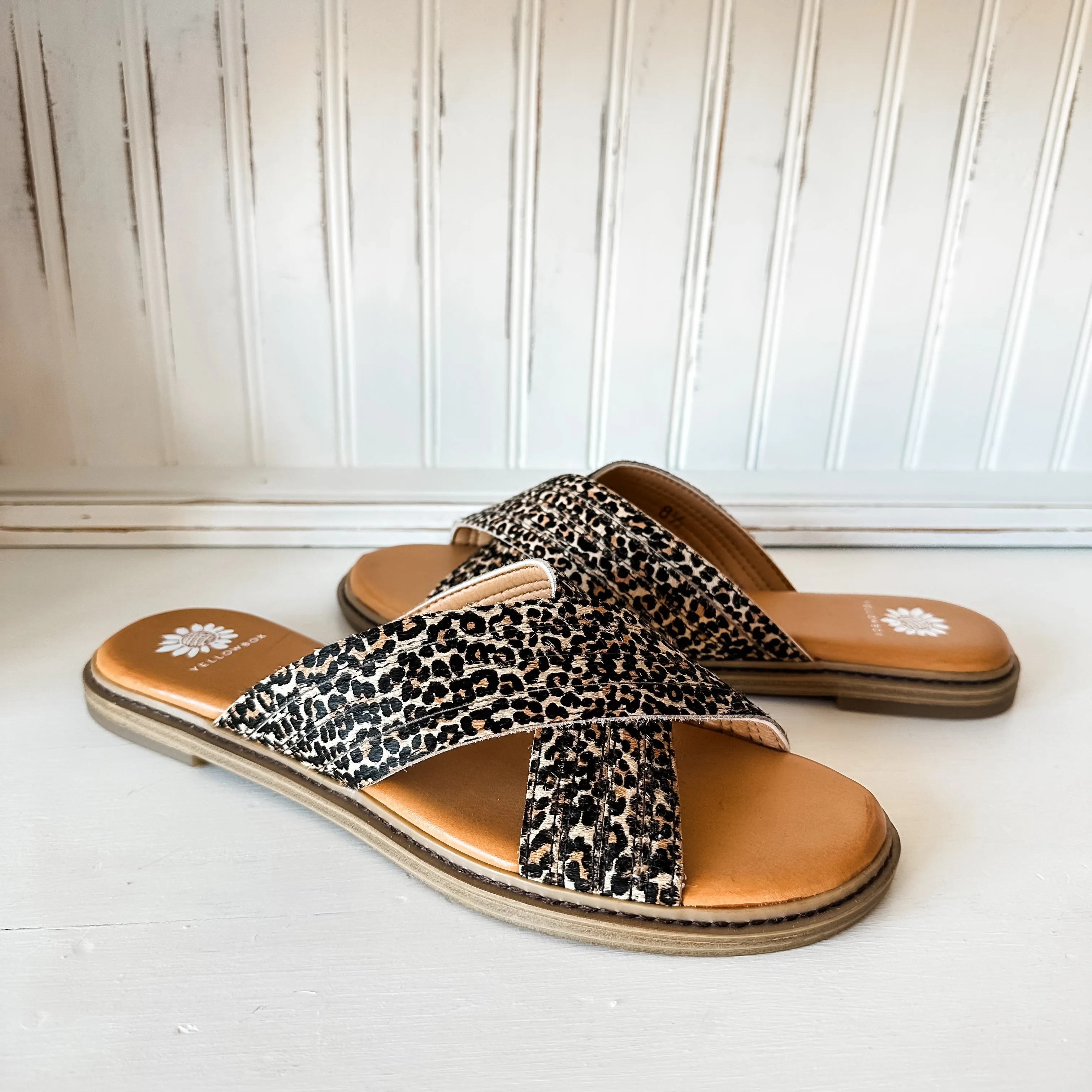 Linta Crossband Slide - Leopard