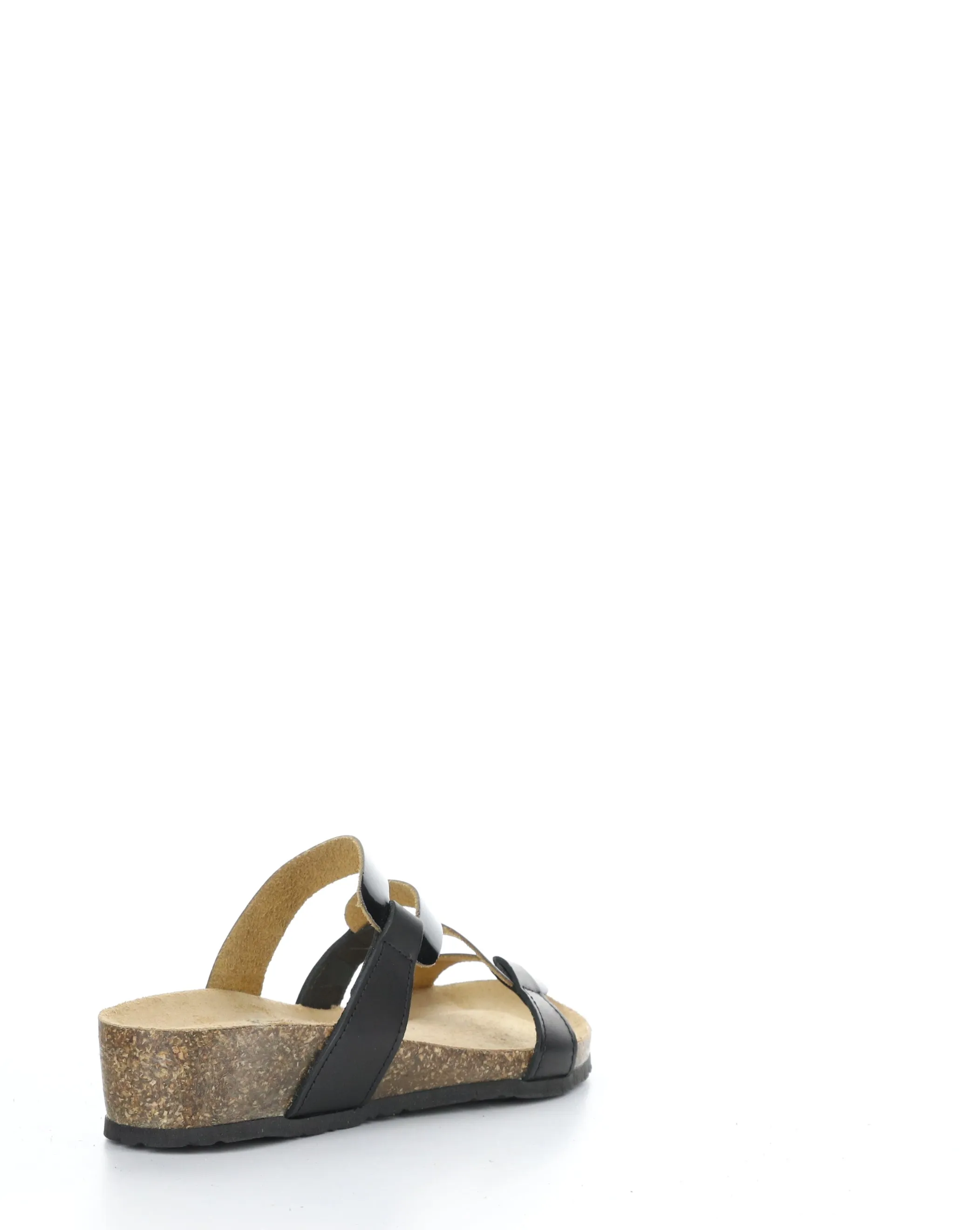 LUZZI BLACK Slip-on Sandals