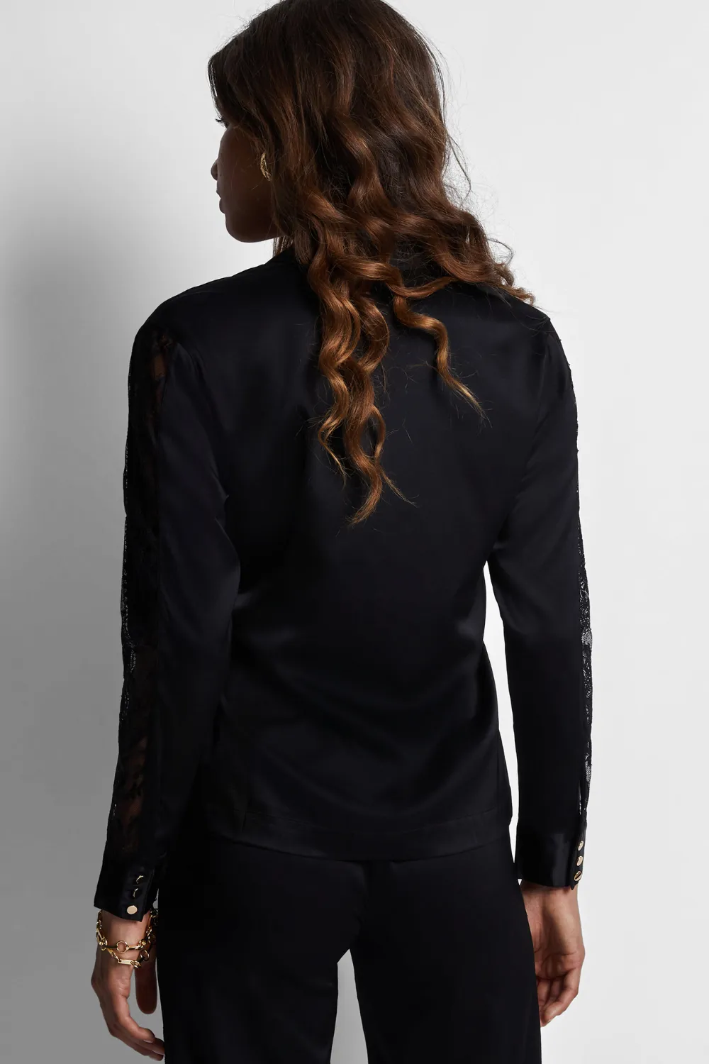 Midnight Whisper Blouse & Trousers