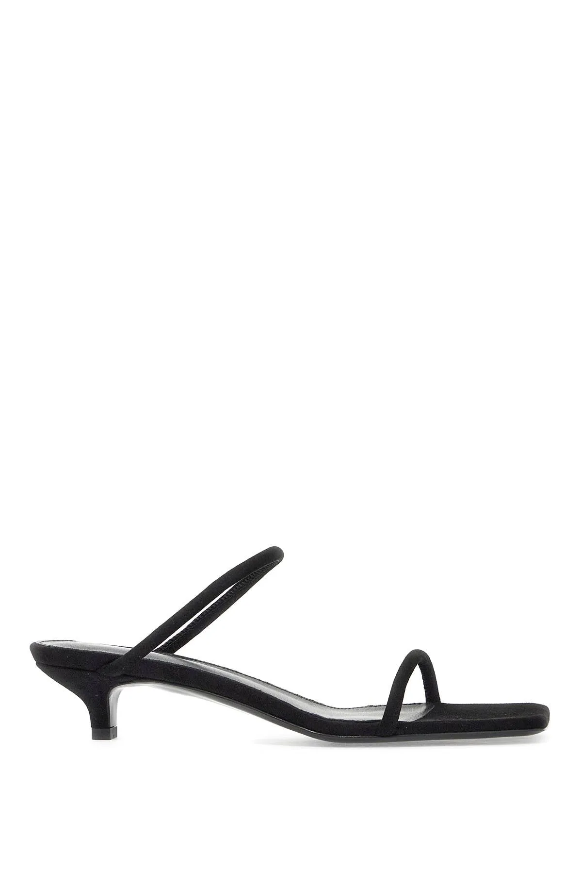 minimalist suede leather sandals 243 WAS2065 LE0012 BLACK