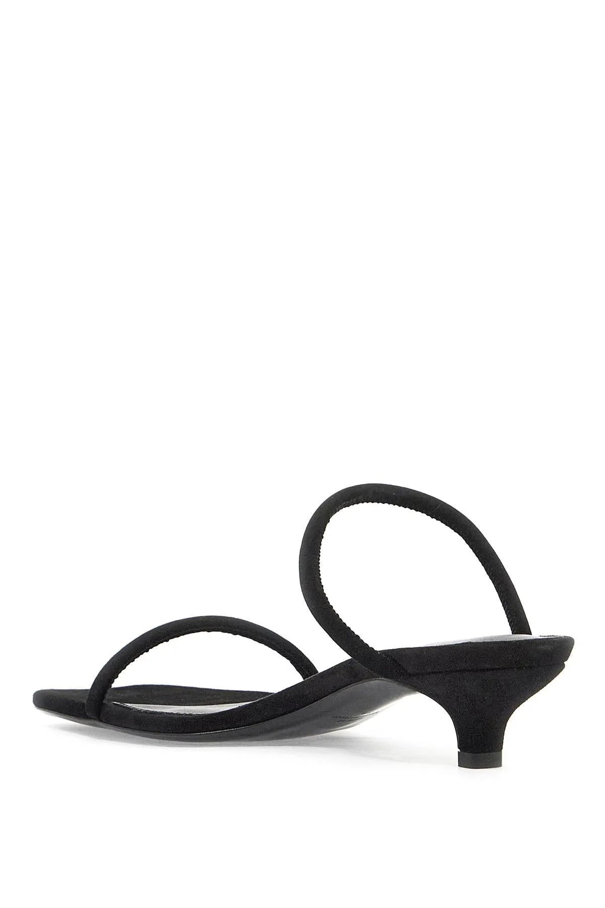 minimalist suede leather sandals 243 WAS2065 LE0012 BLACK