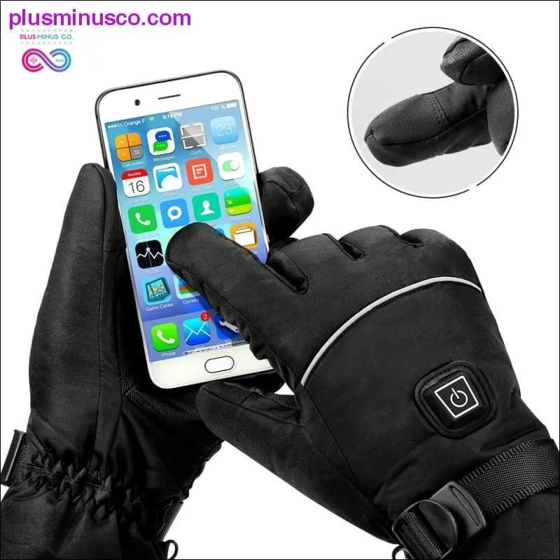 Motorcycle Gloves Waterproof Heated Guantes Moto Touch