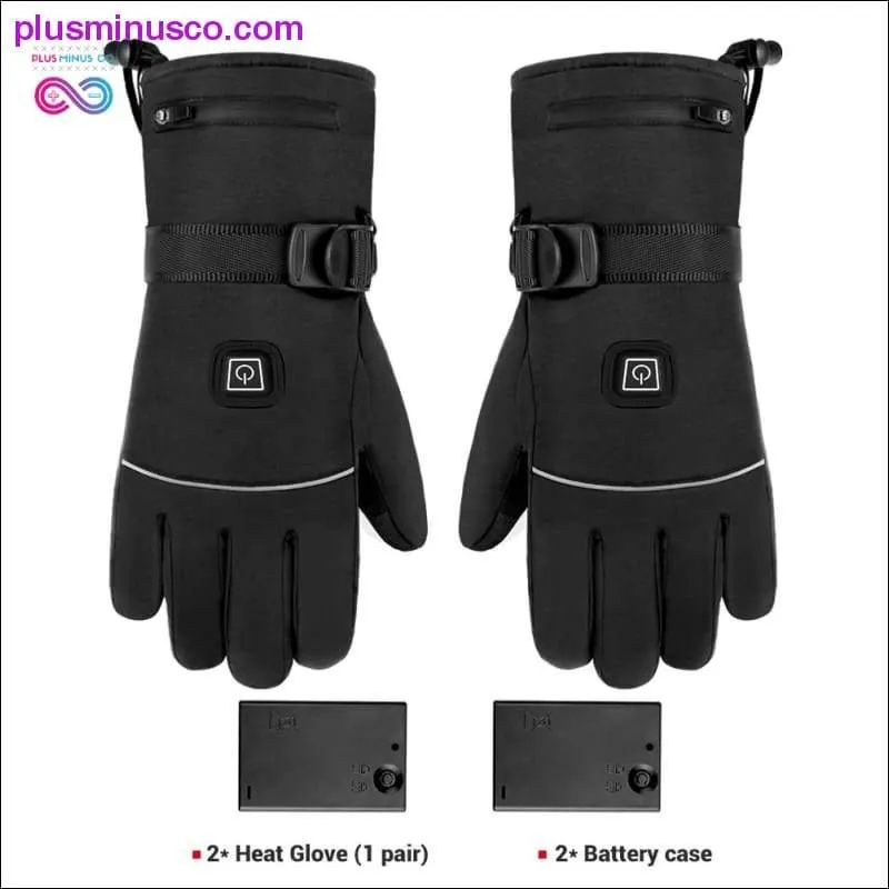 Motorcycle Gloves Waterproof Heated Guantes Moto Touch