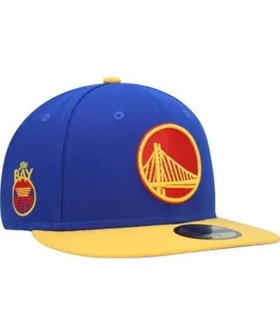 New Era Men's NBA Golden State Warriors Side Patch 59FIFTY Fitted Hat