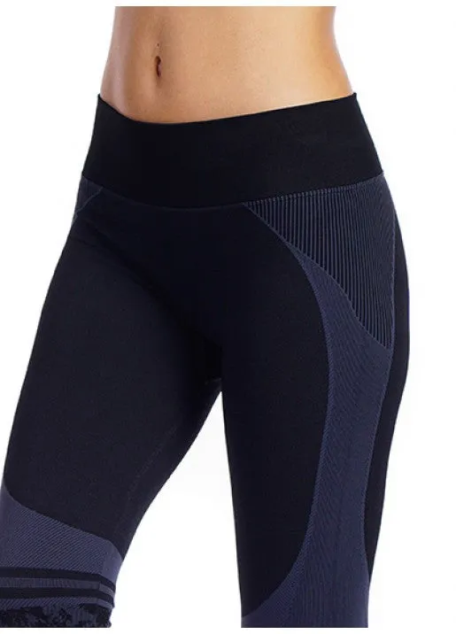 Nux Active Flower Legging Charcoal