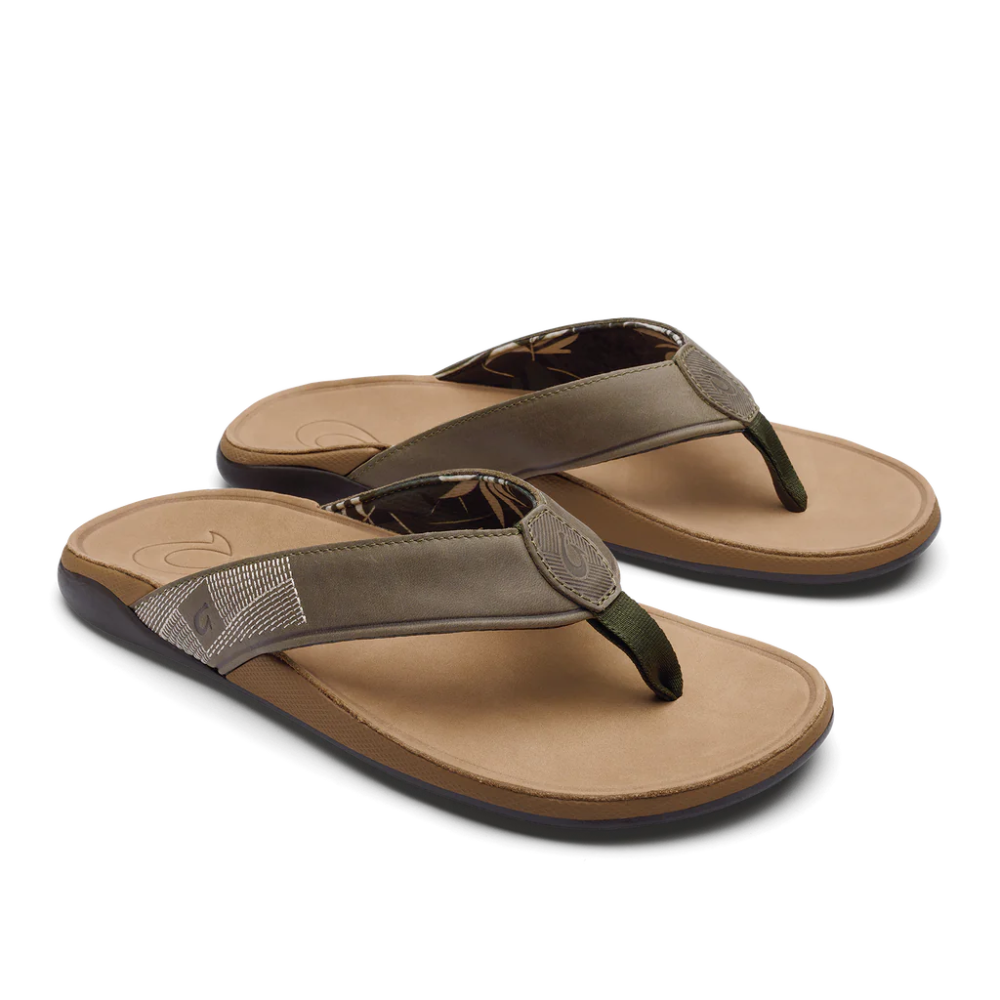 Olukai Men's Tuahine - Hunter/Golden Sand