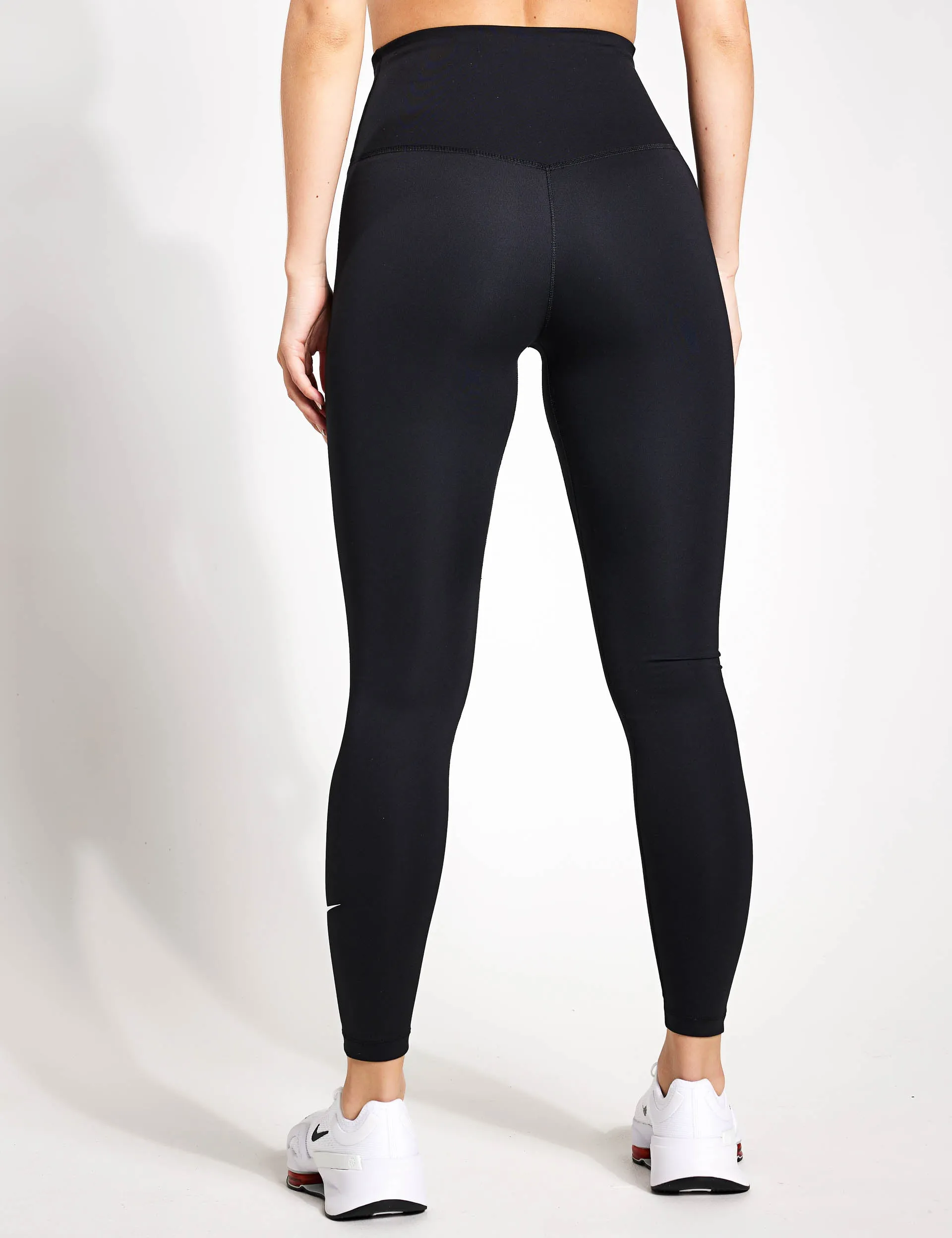 One High-Rise Leggings - Black/White