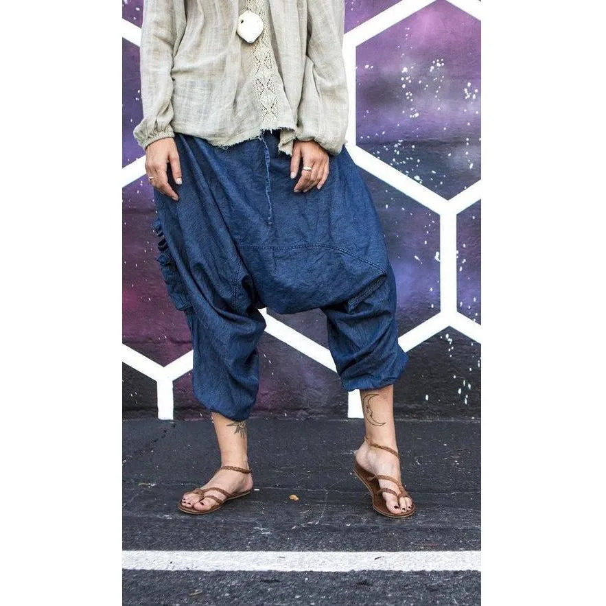 Organic Jean Harem Pants-Unisex