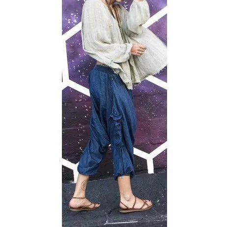 Organic Jean Harem Pants-Unisex