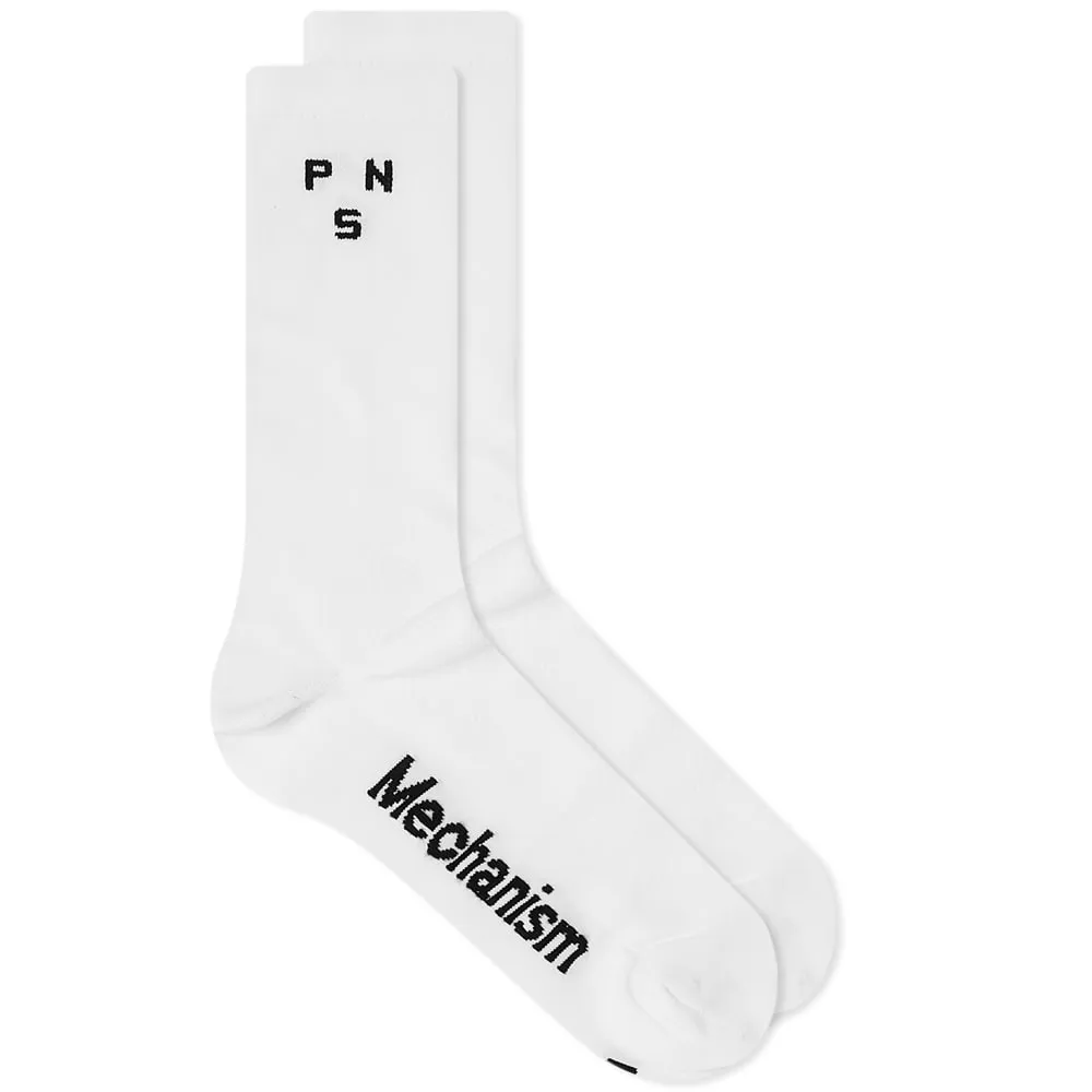 Pas Normal Studios Pns Logo SockLogo White