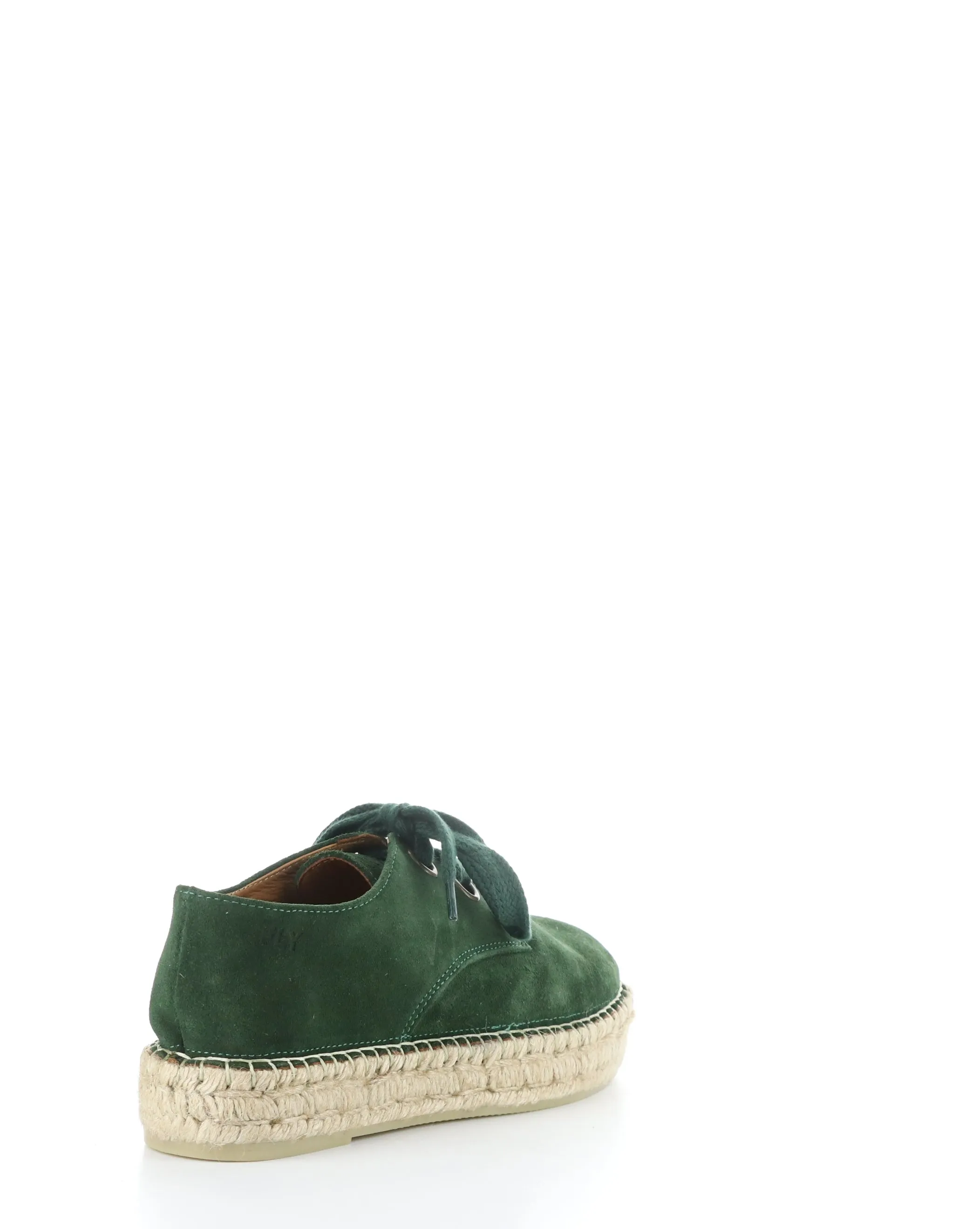 PETH525FLY 001 DARK GREEN Lace-up Shoes