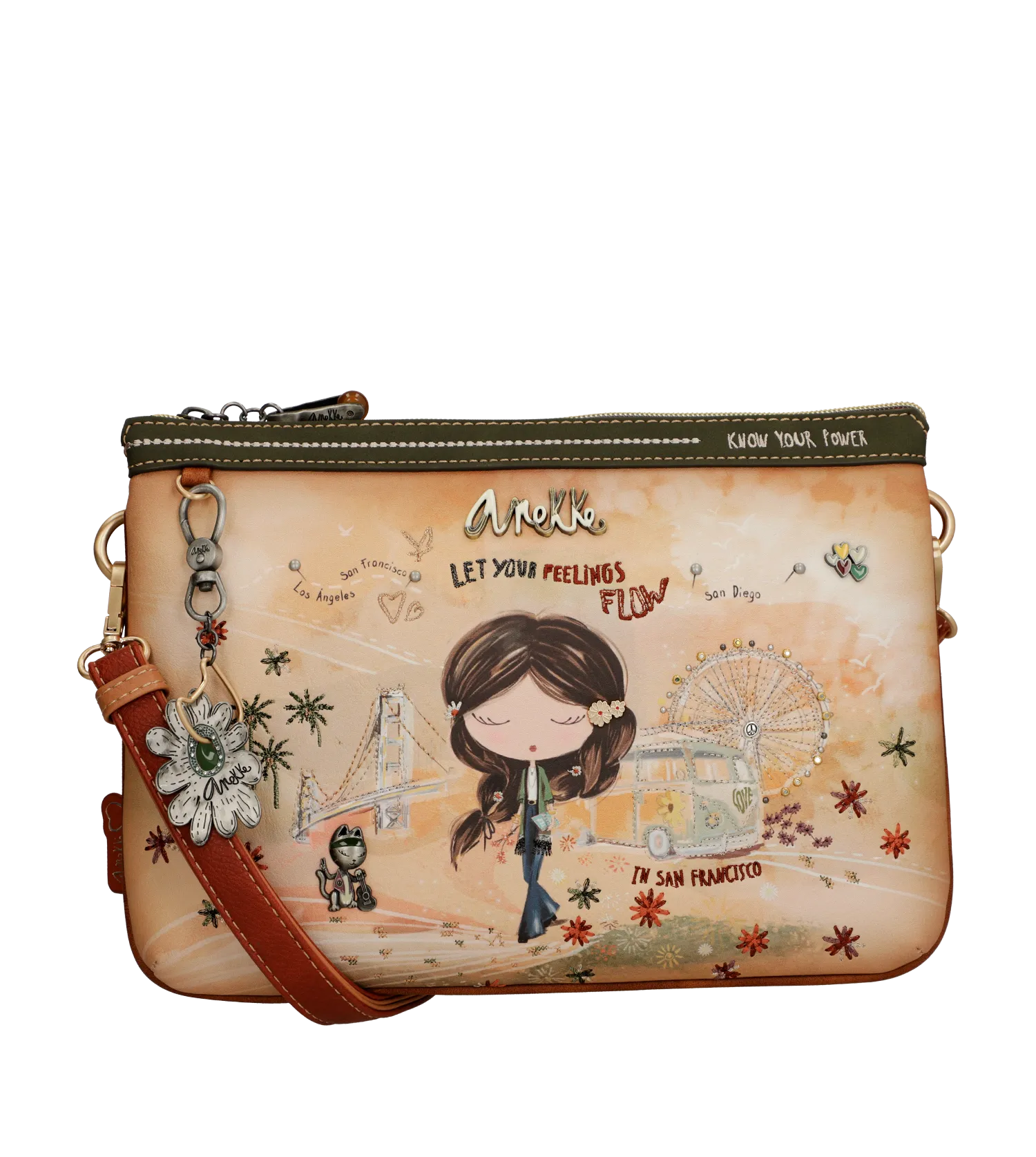 Petit sac à main en bandoulière Anekke Peac&Love 38803-174