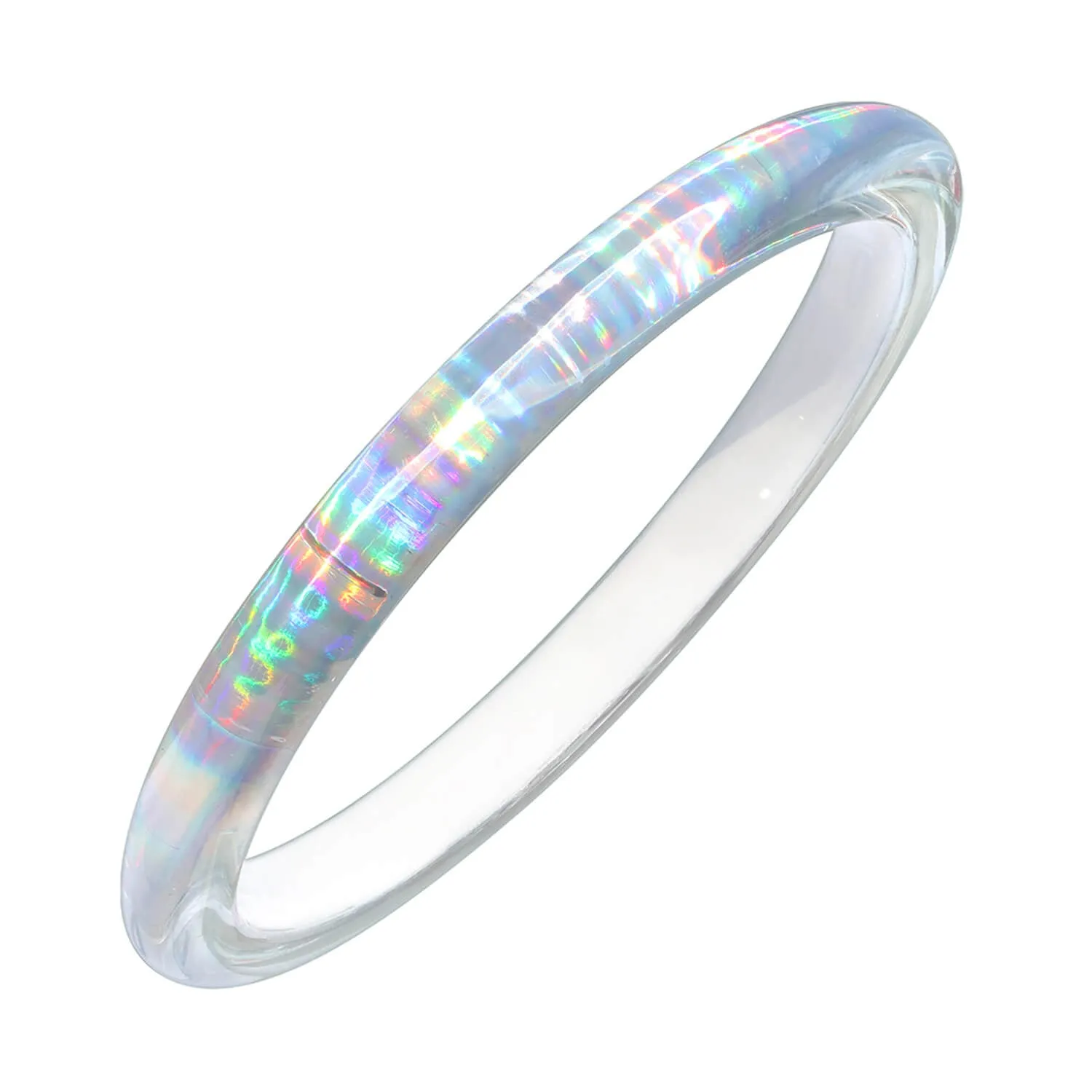 Rave Slip On Lucite Bangle