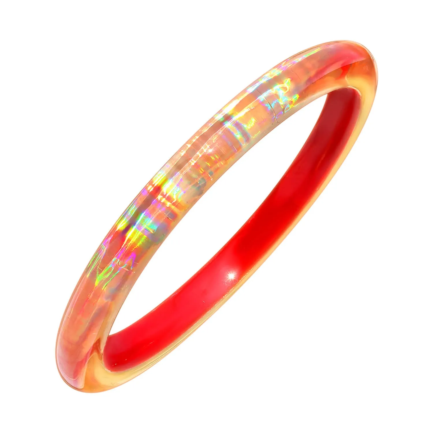 Rave Slip On Lucite Bangle