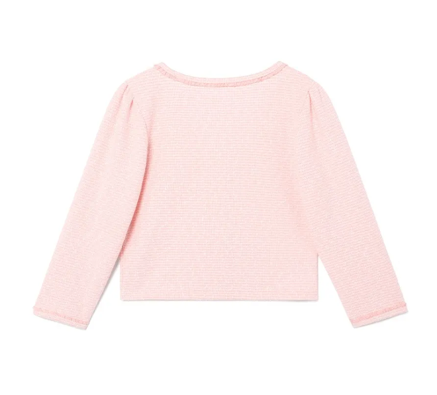 rolarola  |Casual Style Long Sleeves Plain Cotton Logo Cropped Tops