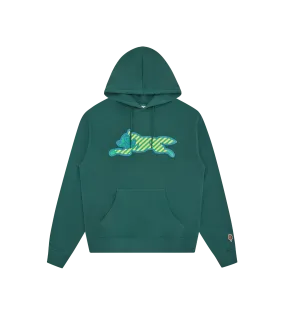 RUNNING DOG POPOVER HOOD - GREEN