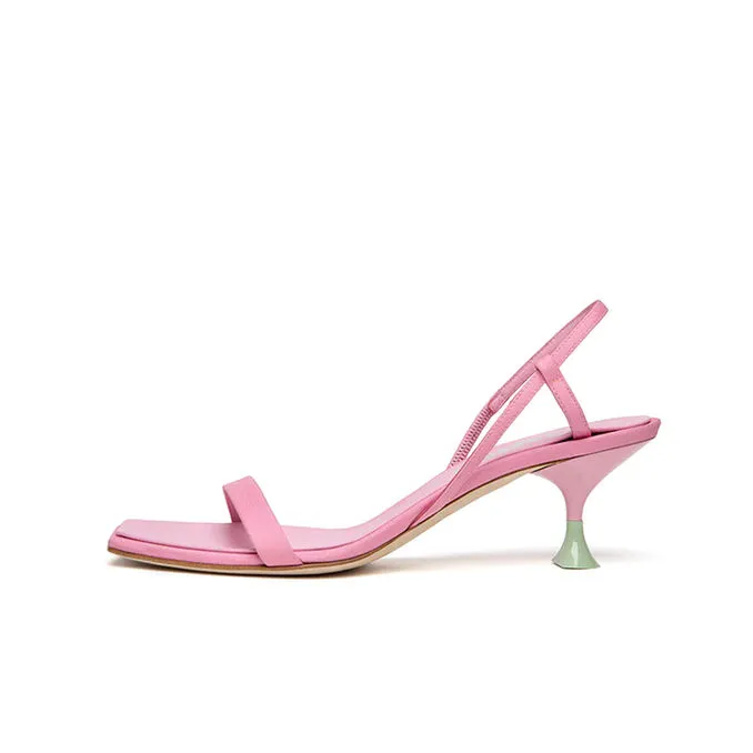 SANDAL SQUARE SOLE Women Pink 