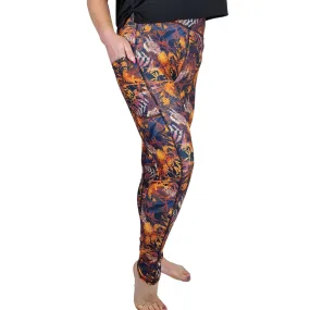 SCULPT Yoga Leggings- Autumnal Fern