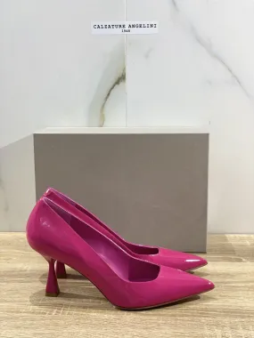 Sergio Levantesi Decollete Donna Julia Pelle Fuxia Luxury Woman Shoes