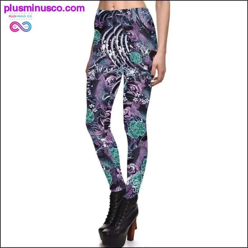 Sexy Girl Pencil Pants Black White Weed Maple Leaf Printed