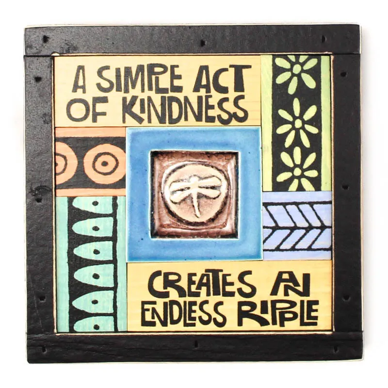 Simple Act Bright Collage Art