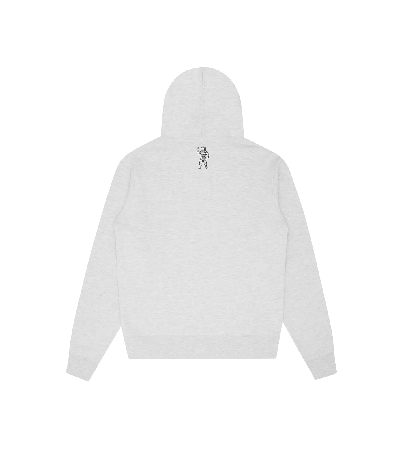 SMALL ARCH LOGO POPOVER HOOD - HEATHER ASH