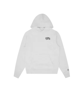 SMALL ARCH LOGO POPOVER HOOD - HEATHER ASH