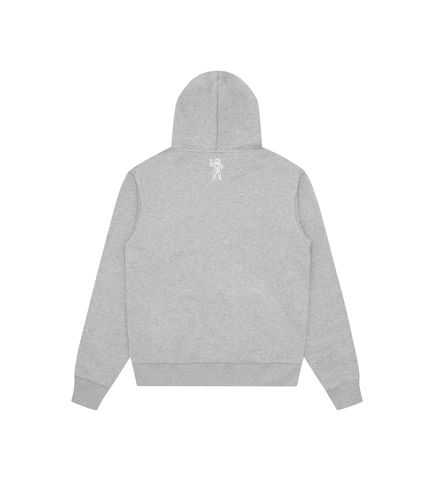 SMALL ARCH LOGO POPOVER HOOD - HEATHER GREY