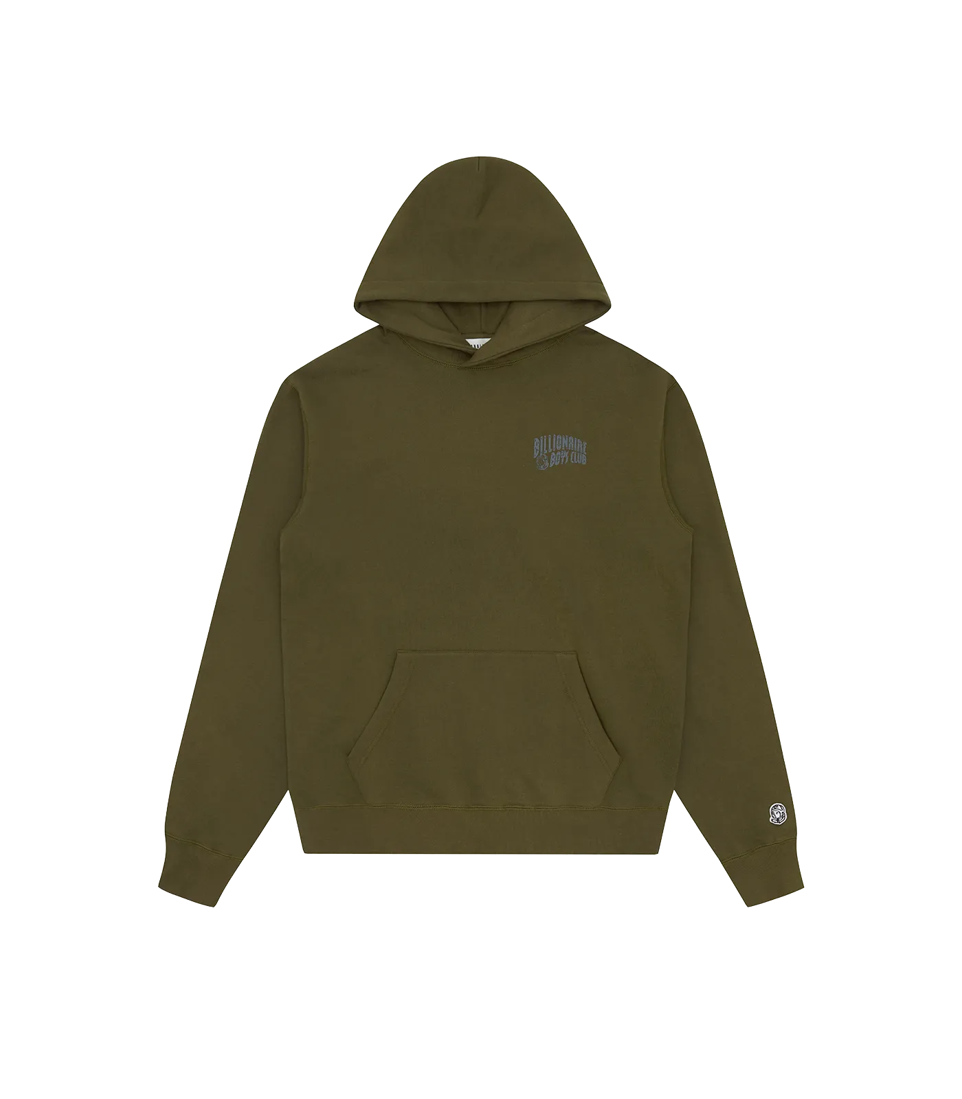 SMALL ARCH LOGO POPOVER HOOD - OLIVE