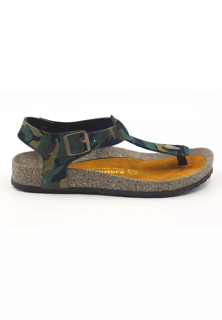 SoleSimple Oxford - Camouflage Leather Sandals & Flip Flops & Slipper