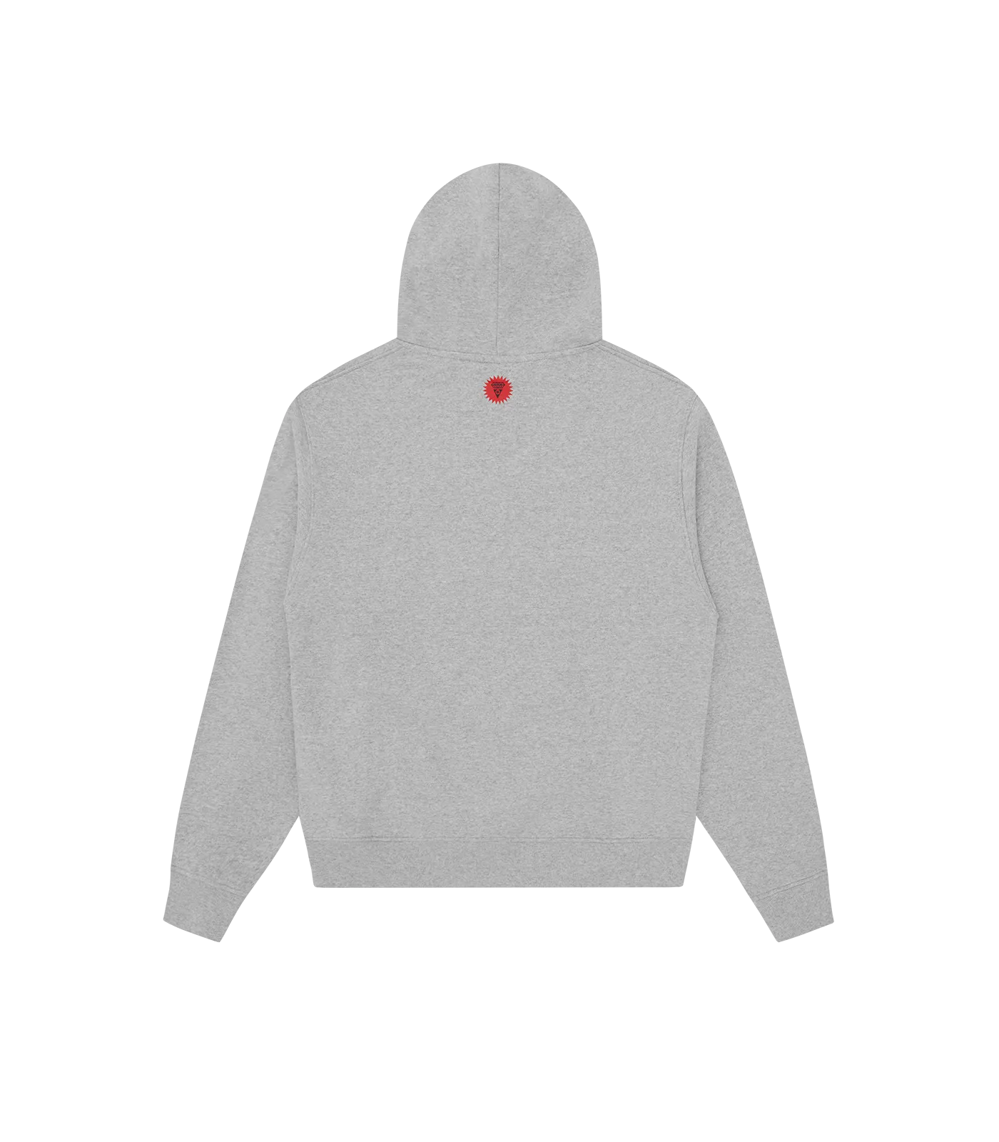 SPLATTER POPOVER HOOD - HEATHER GREY