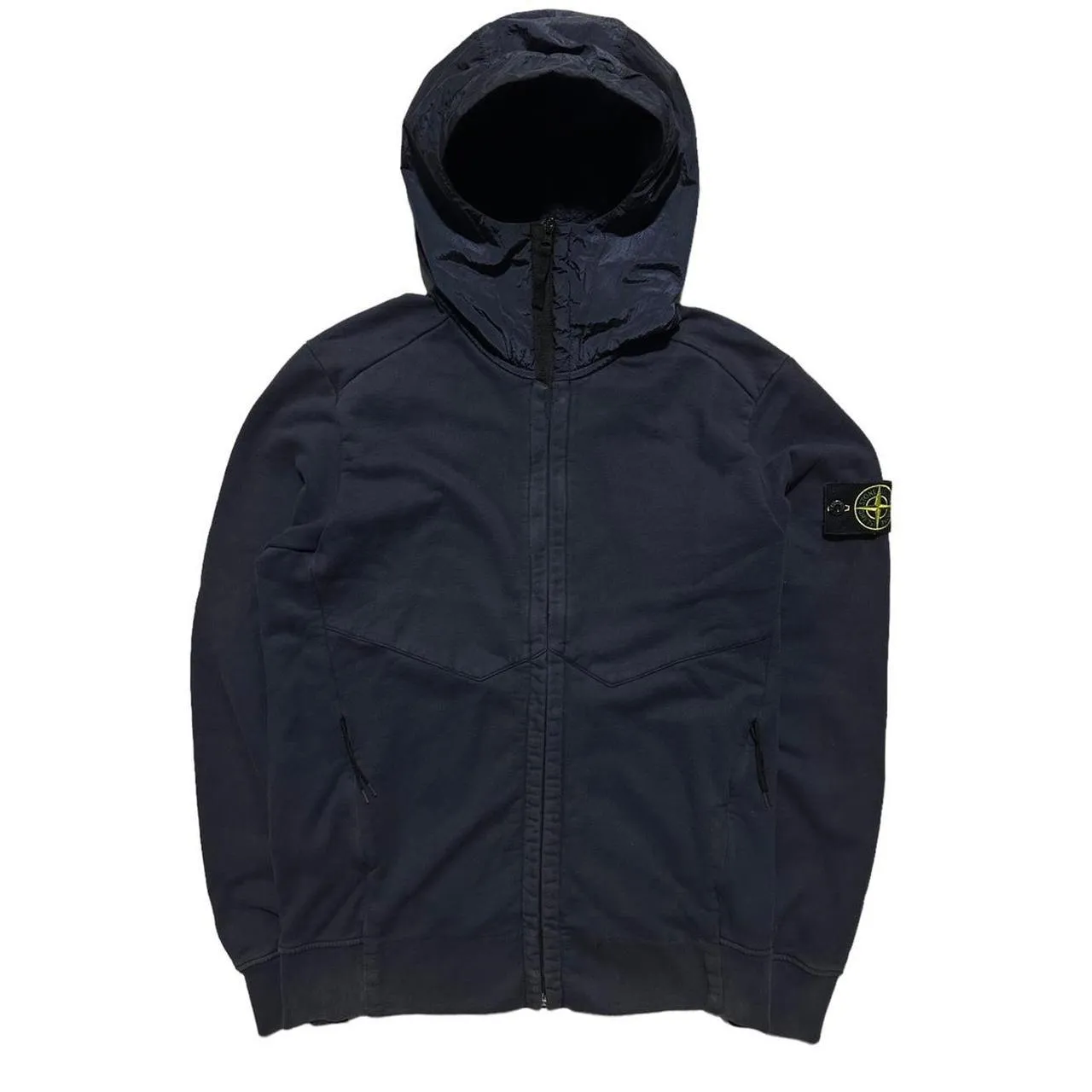 Stone Island Full Zip Nylon Hood Hoodie