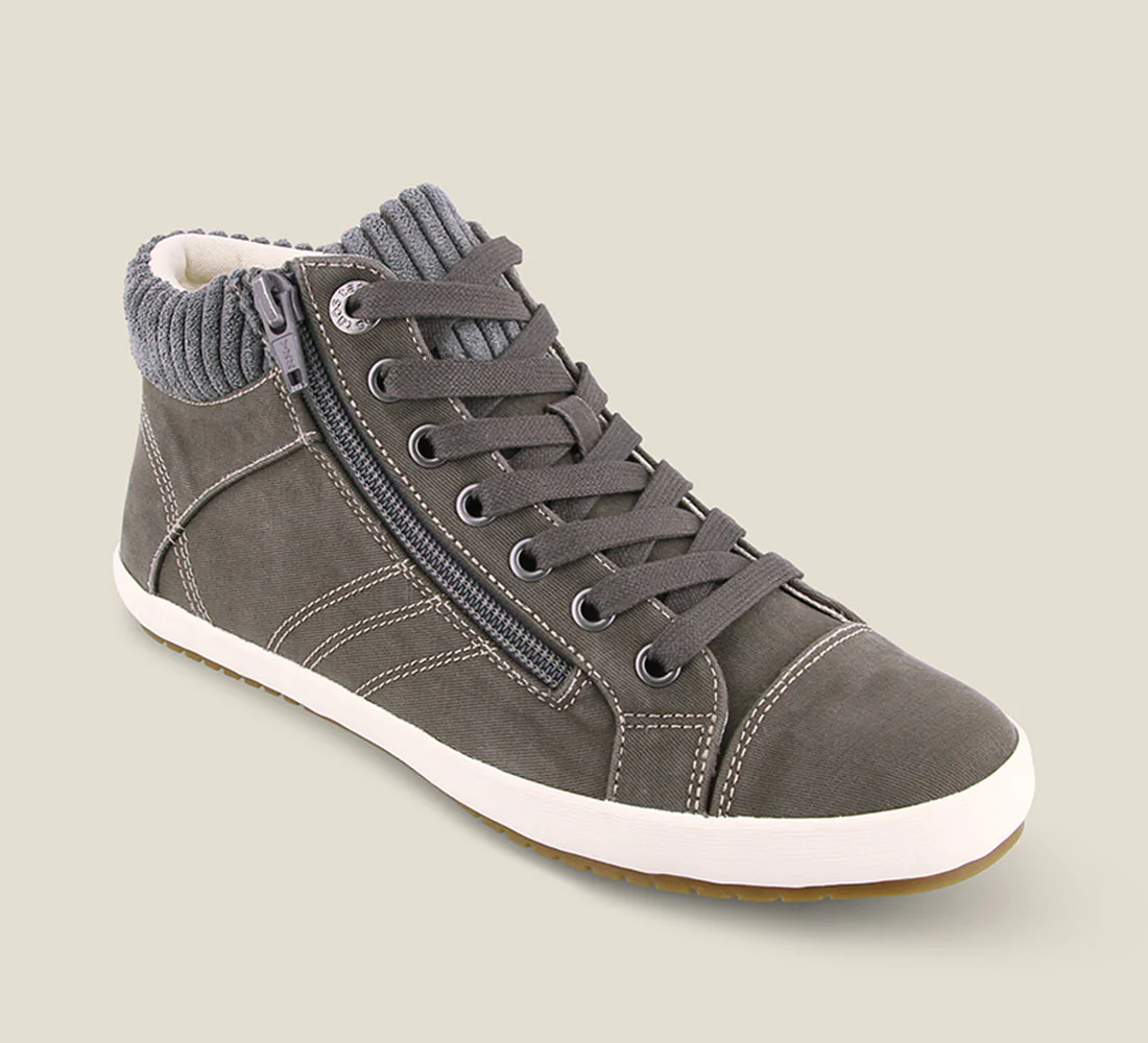 Taos Womens Start Up Lace Up High Top Shoes- Graphite