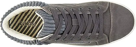 Taos Womens Start Up Lace Up High Top Shoes- Graphite