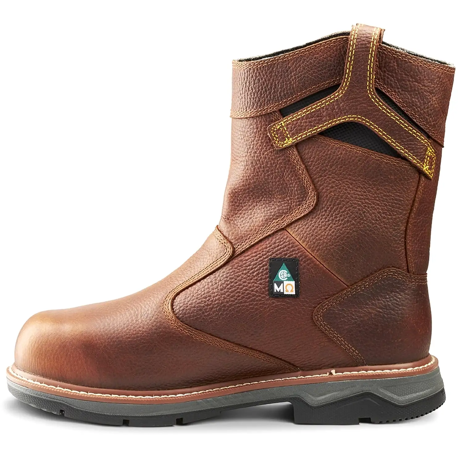 Terra Men's Patton AT Waterproof Met Guard Safety Work Boot -Brown- 4TCCBN