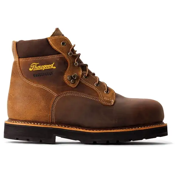 Thorogood Men's Iron River Series 6 ST Waterproof Work Boot -Brown- 804-4144