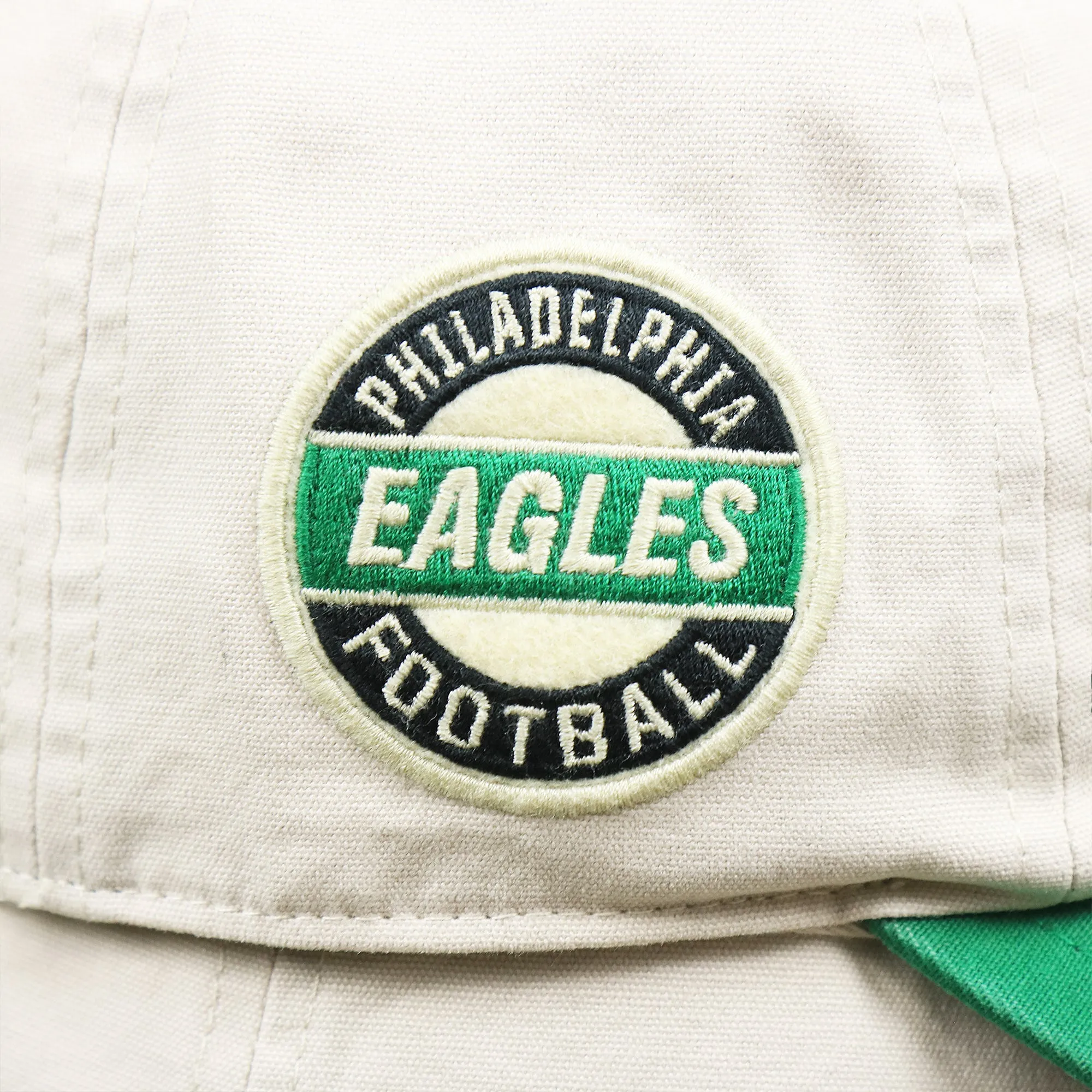 Throwback Philadelphia Eagles Embroidered 1987 Eagles Logo NFL Eagles Side Patch Dad Hat | Bone Dad Hat