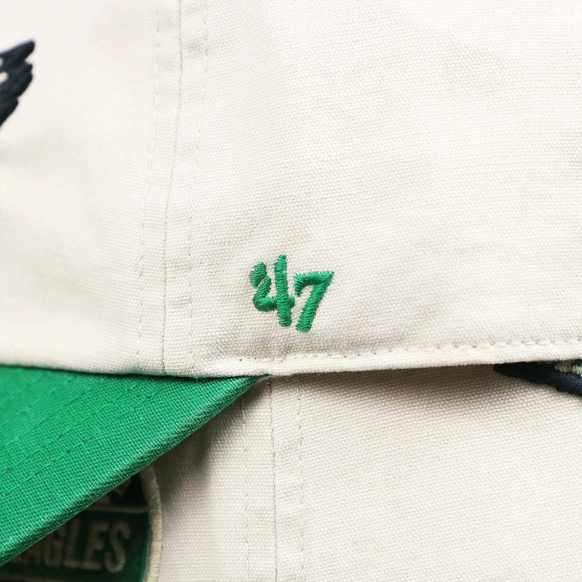 Throwback Philadelphia Eagles Embroidered 1987 Eagles Logo NFL Eagles Side Patch Dad Hat | Bone Dad Hat