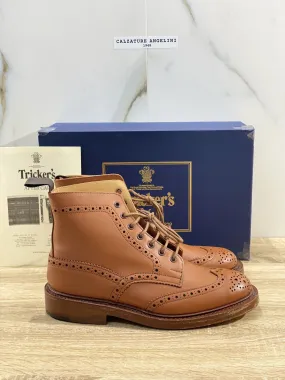 Tricker’s Stow Country boot fondo cuoio pelle c shade tan luxury boot