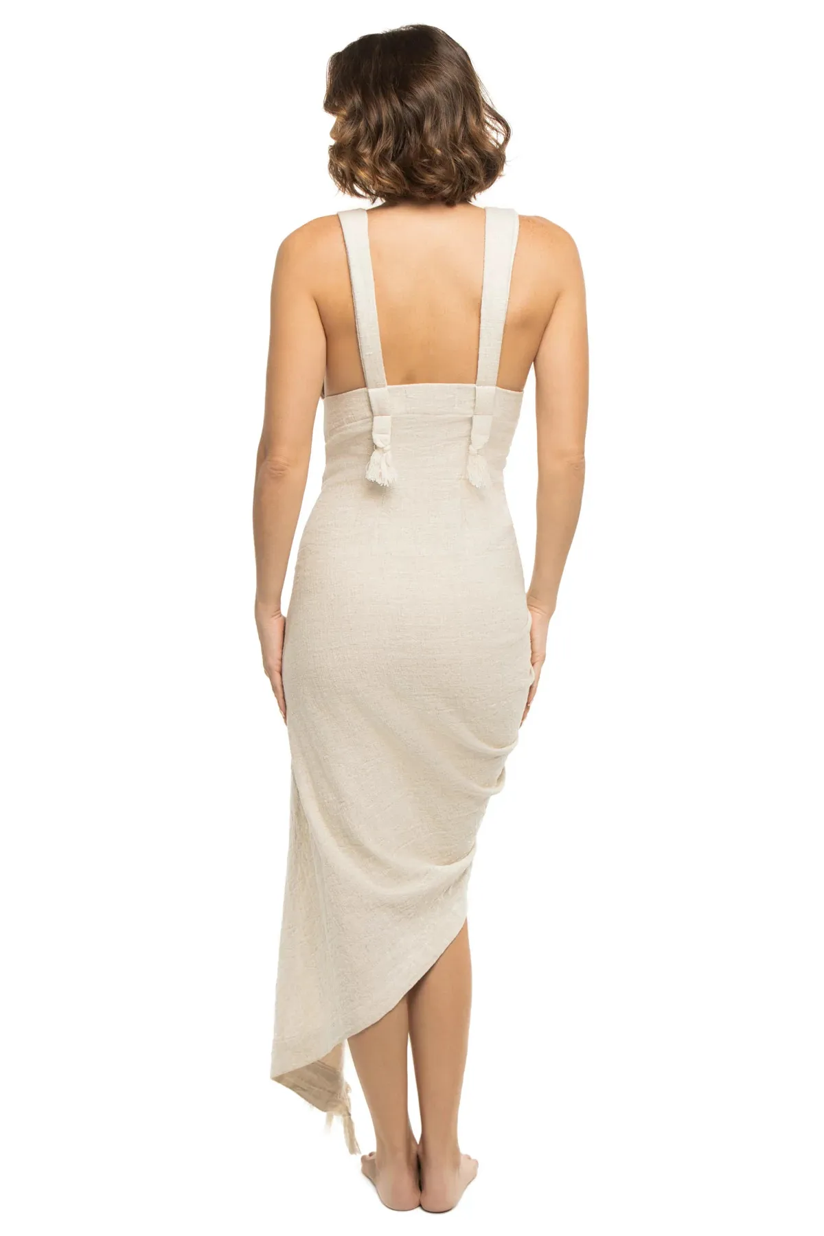 Tulum V-Neck Mid Dress