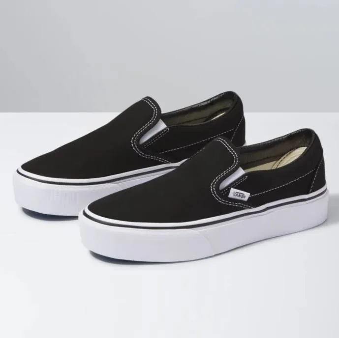 Vans Classic Slip-On Platform Sneakers - Unisex Sizing