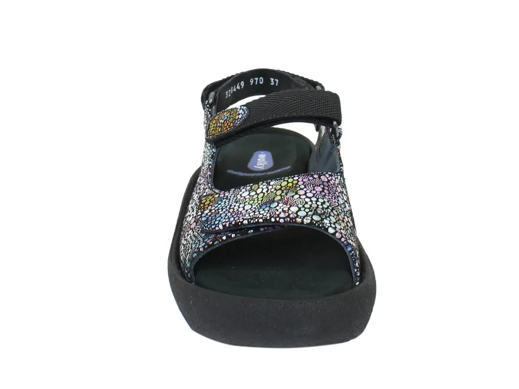 Wolky Sandals Jewel Black Multi