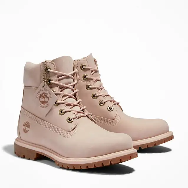 Womens 6-Inch Premium Waterproof Boot - Light Pink