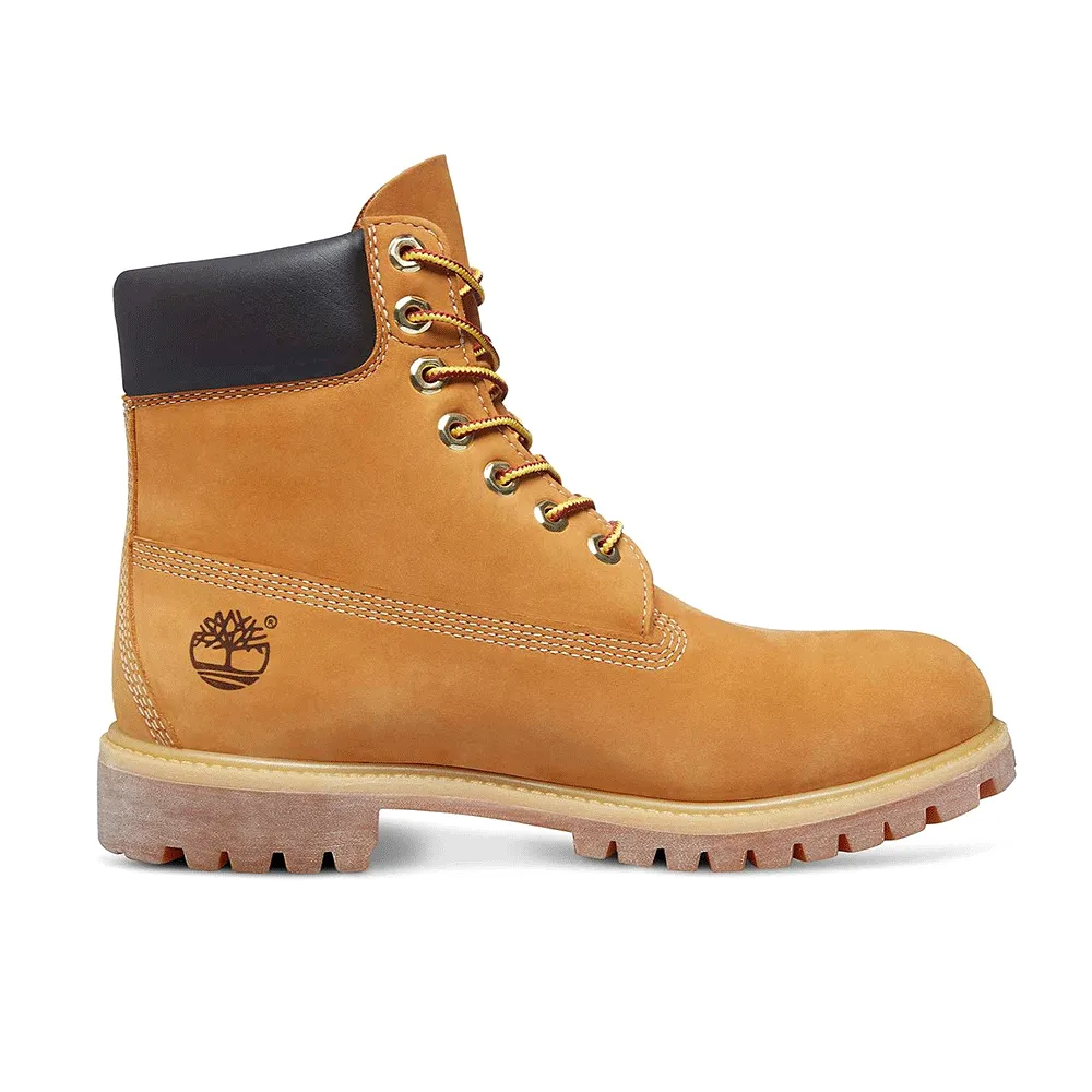 Womens 6-Inch Premium Waterproof Boot - Wheat Nubuck