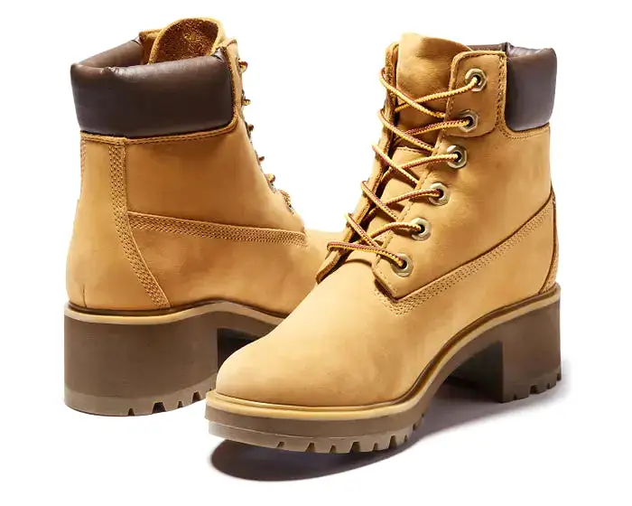 Womens Kinsley 6-Inch Waterproof Boot - Wheat/Nubuck